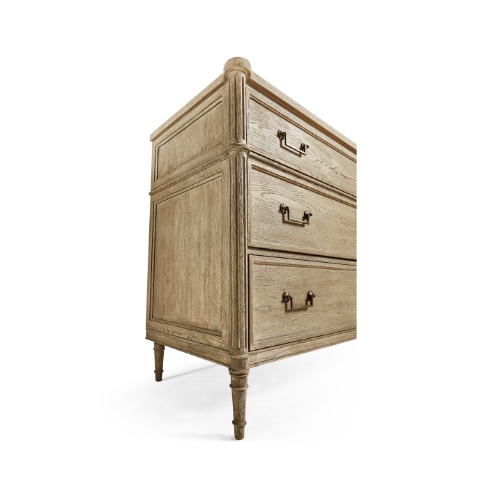 Kalpa Louis XVI Drawer Chest - Bleached Chestnut