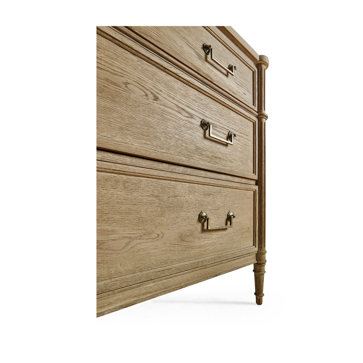 Kalpa Louis XVI Drawer Chest - Bleached Chestnut