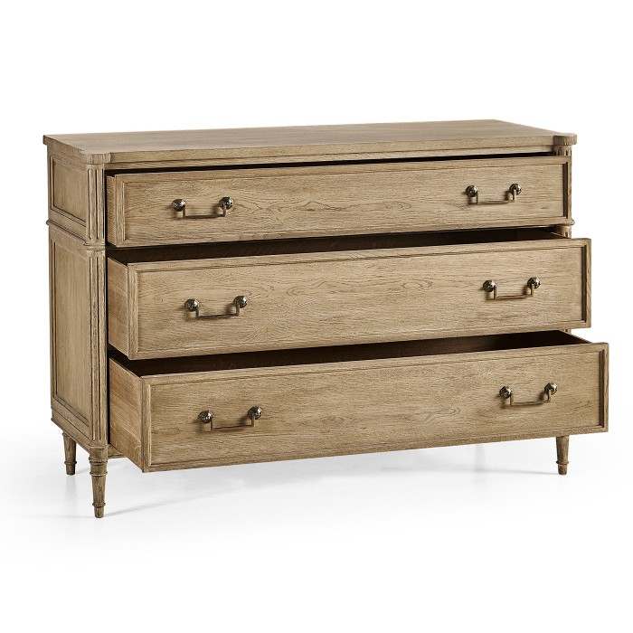Kalpa Louis XVI Drawer Chest - Bleached Chestnut