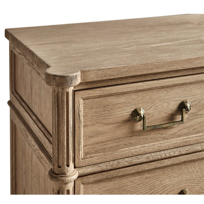 Kalpa Louis XVI Drawer Chest - Stripped Chestnut
