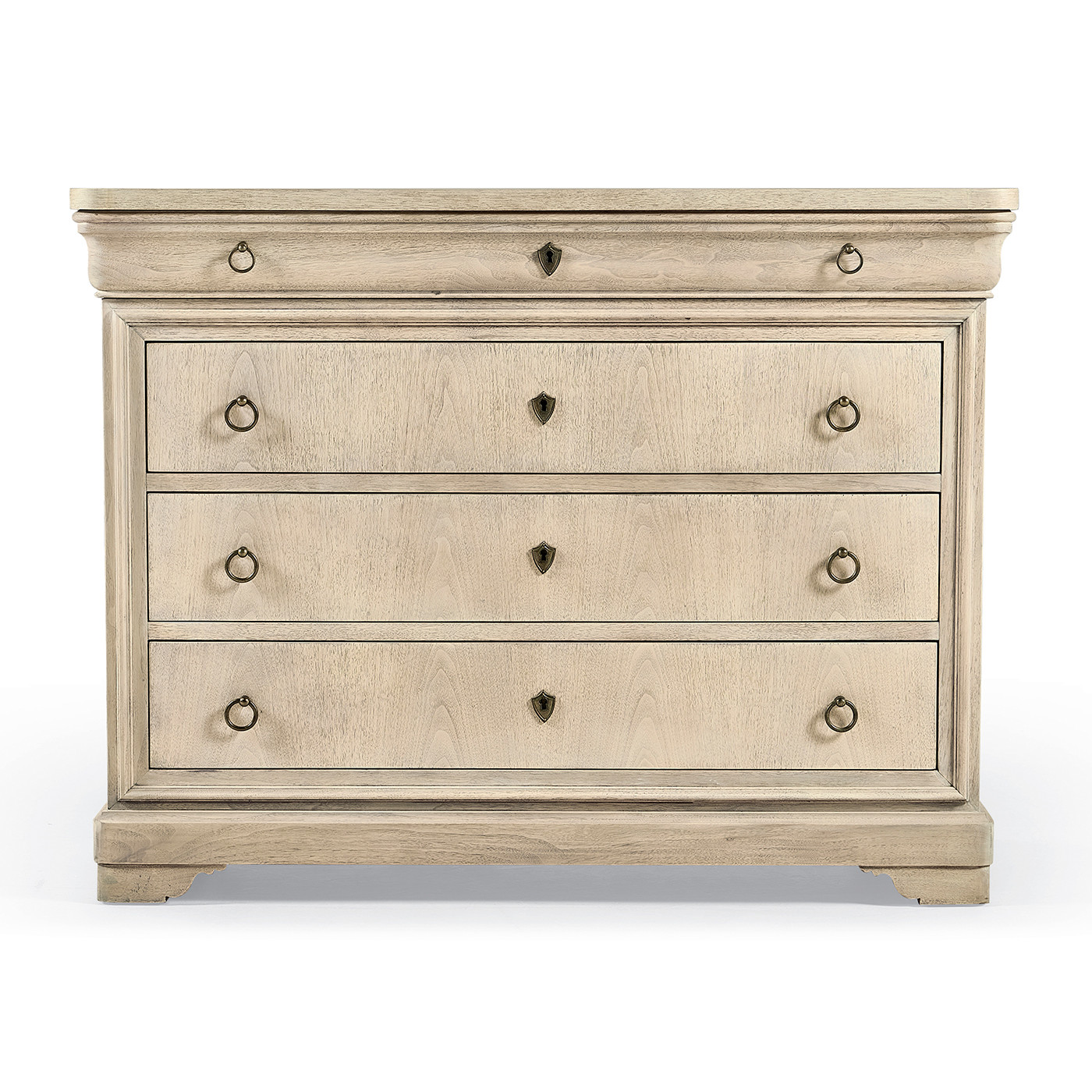 Entropy Louis Phillipe Drawer Chest - Bleached Walnut