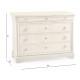 Entropy Louis Phillipe Drawer Chest - Bleached Walnut
