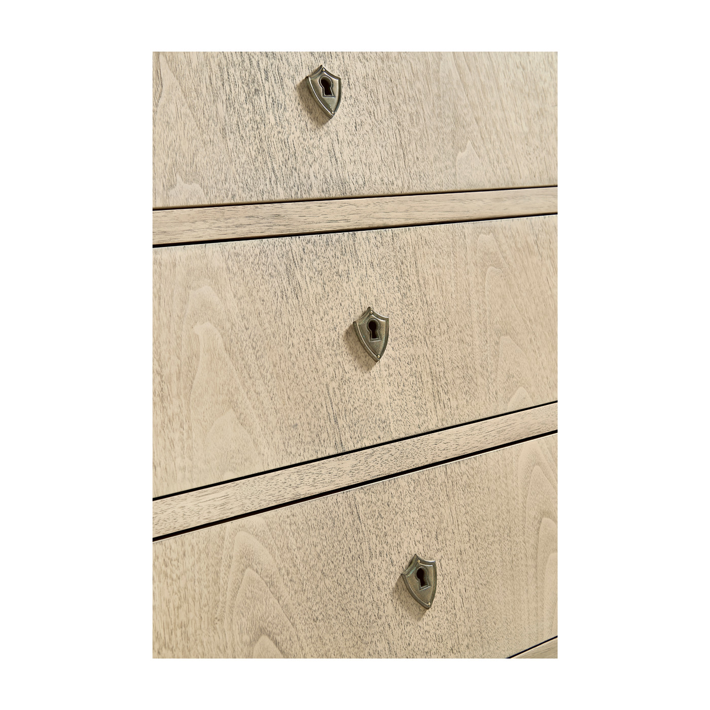 Entropy Louis Phillipe Drawer Chest - Bleached Walnut