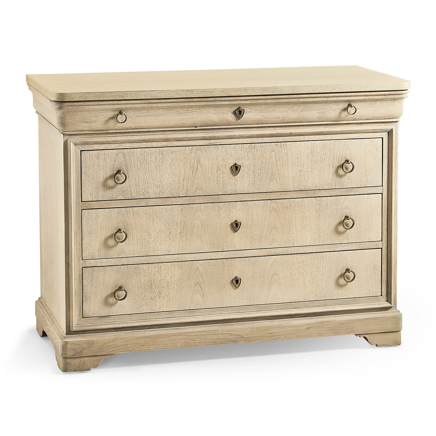 Entropy Louis Phillipe Drawer Chest - Bleached Walnut