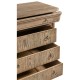 Entropy Louis Phillipe Drawer Chest - Stripped Chestnut