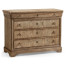 Entropy Louis Phillipe Drawer Chest - Stripped Chestnut