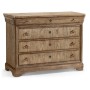 Entropy Louis Phillipe Drawer Chest - Stripped Chestnut