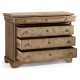 Entropy Louis Phillipe Drawer Chest - Stripped Chestnut
