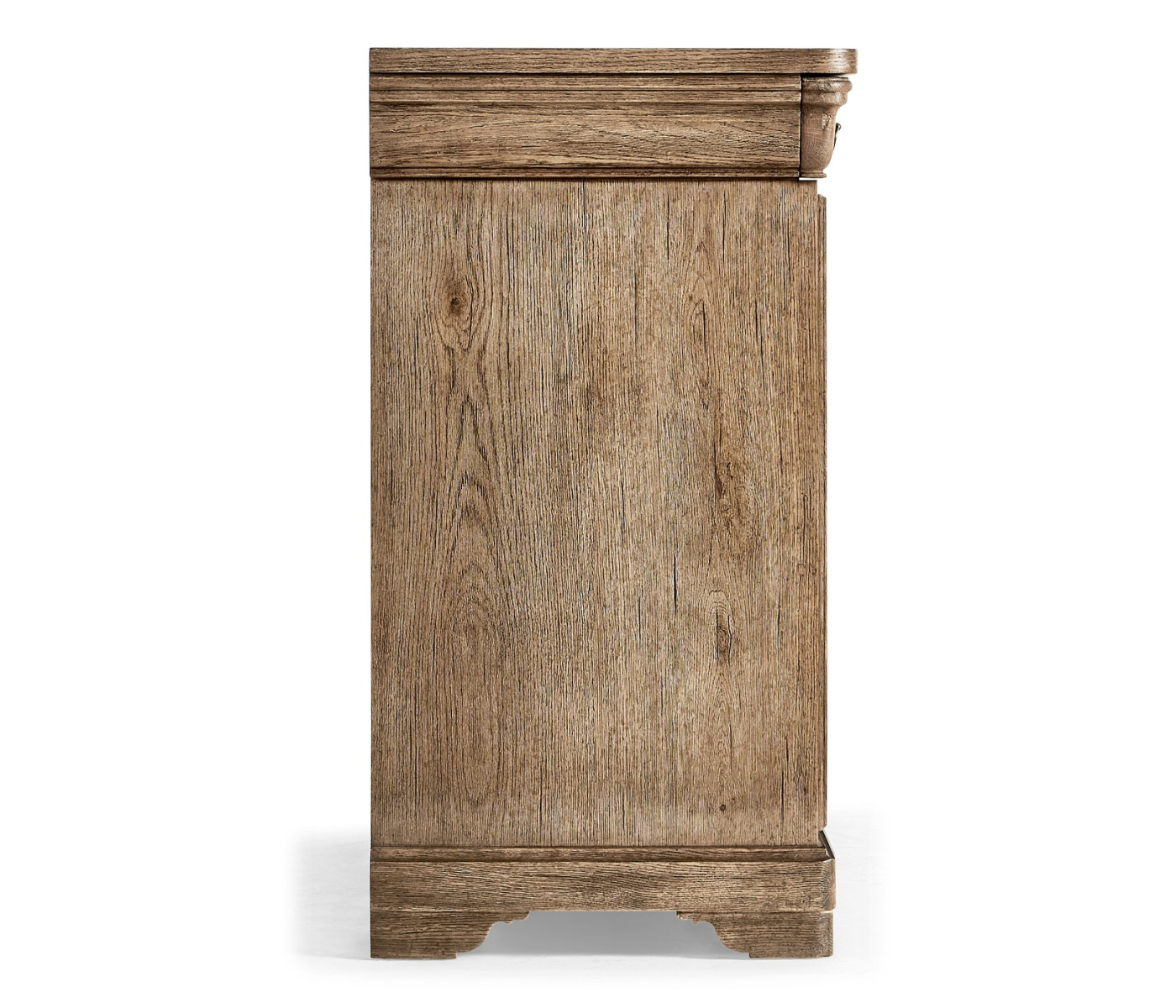 Entropy Louis Phillipe Drawer Chest - Stripped Chestnut