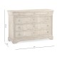 Entropy Louis Phillipe Drawer Chest - Stripped Chestnut