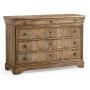Entropy Louis Phillipe Drawer Chest - Stripped Chestnut