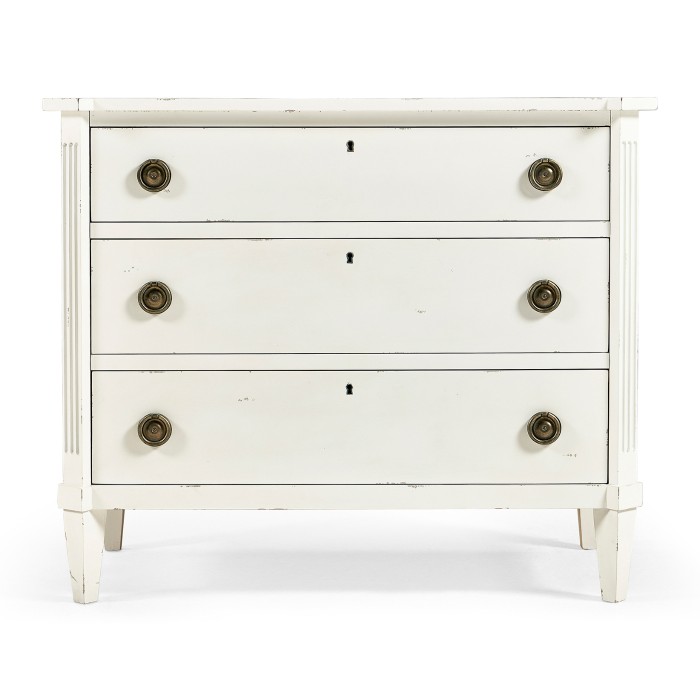 Aeon Swedish Drawer Chest - Antique White