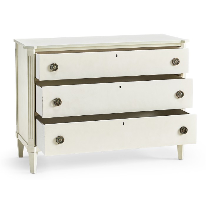 Aeon Swedish Drawer Chest - Antique White