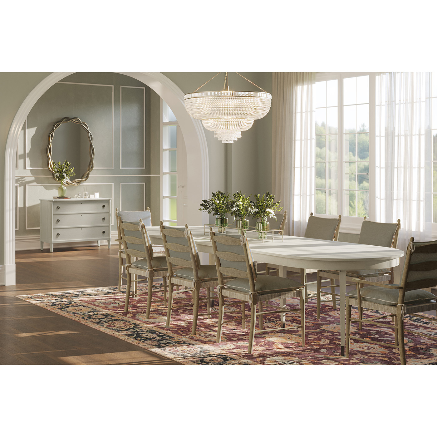 Aeon Swedish Drawer Chest - Antique White