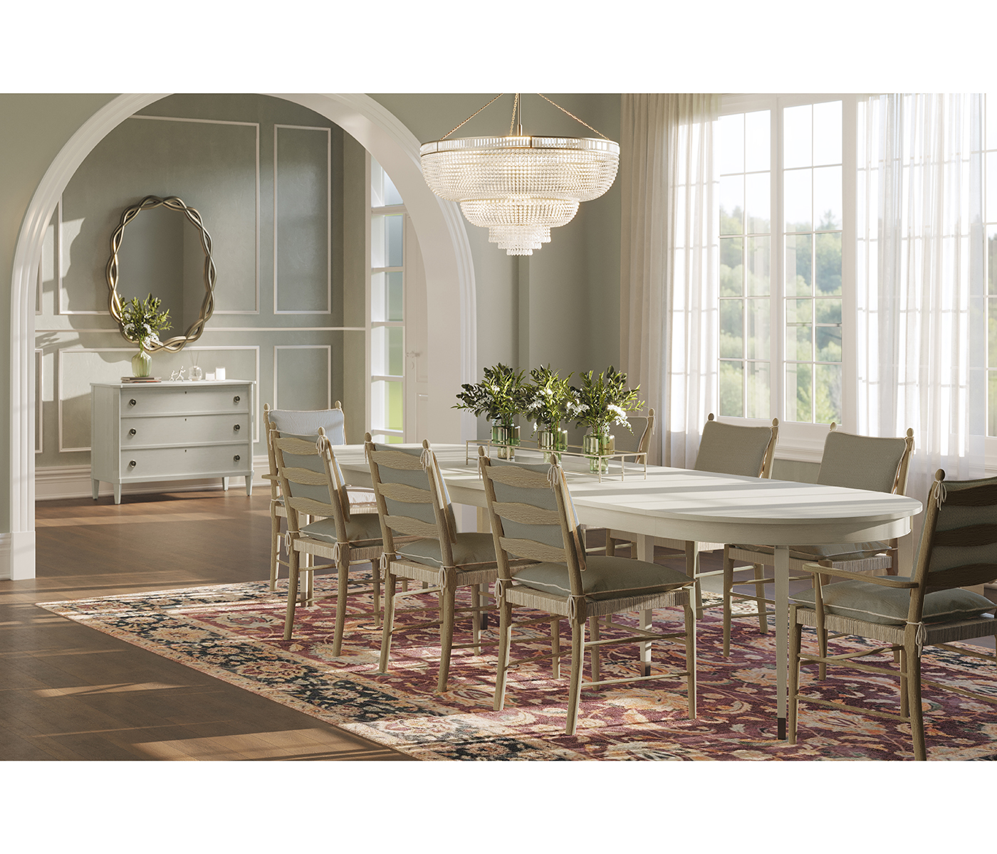 Aeon Swedish Drawer Chest - Antiqued Grey