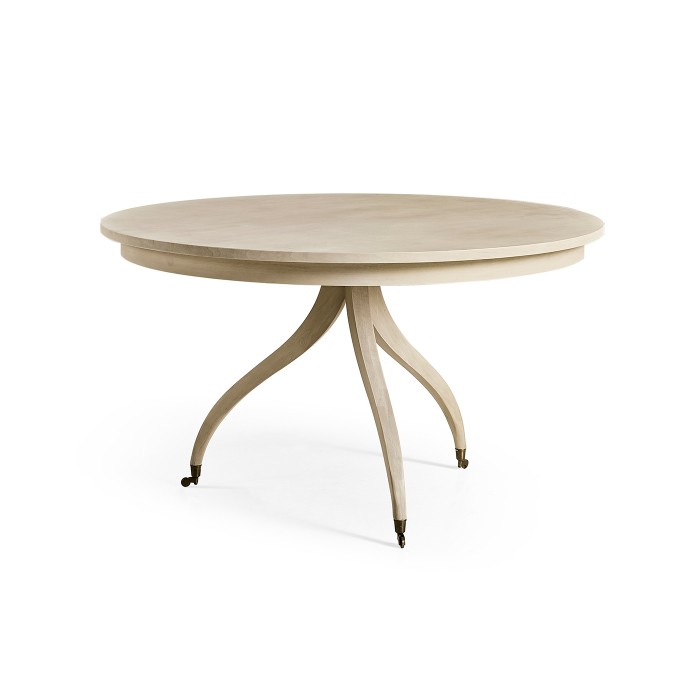 Solar Spider Leg Dining Table - Bleached Walnut 52