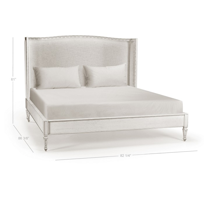 Antisolar Upholstered Shelter King Bed