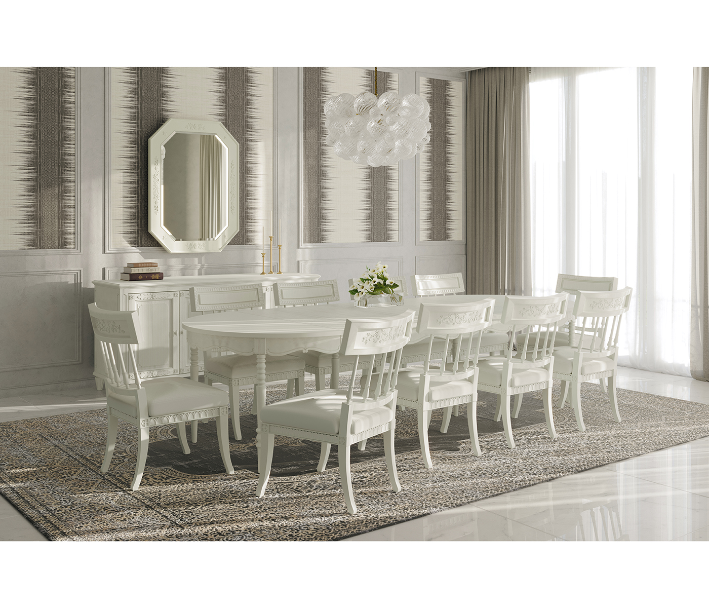 Parhelion Carved Mirror