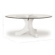 Virga Dining Table Glass Top 72