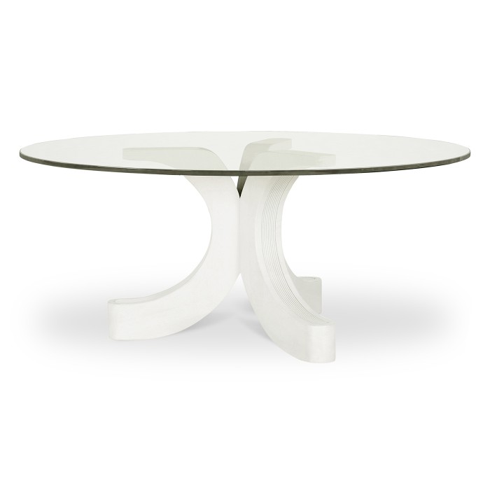 Virga Dining Table Glass Top 72