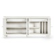 White Crepuscular Credenza