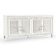 White Crepuscular Credenza