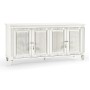 White Crepuscular Credenza