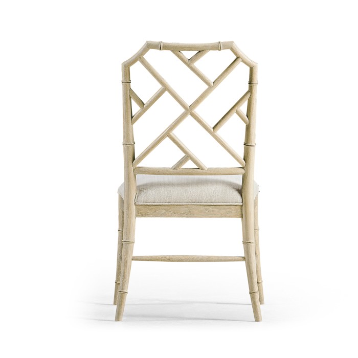 Saros Chippendale Bamboo Side Chair
