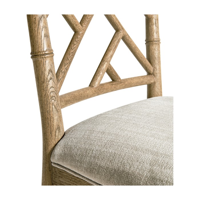 Saros Chippendale Bamboo Side Chair