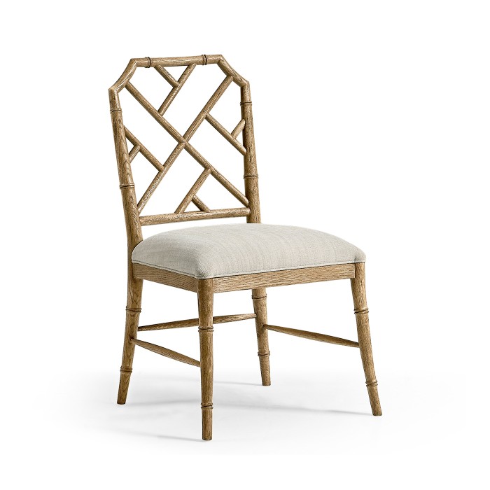 Saros Chippendale Bamboo Side Chair