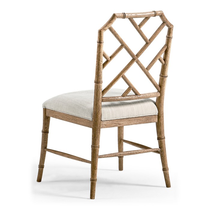 Saros Chippendale Bamboo Side Chair