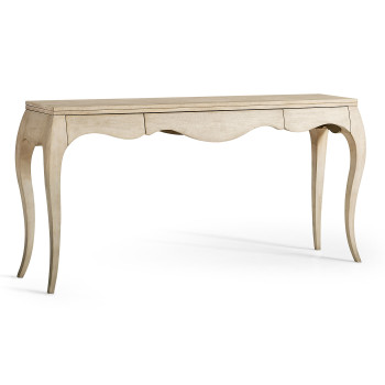 Disk Flip Top Console Table