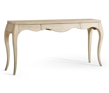 Disk Flip Top Console Table