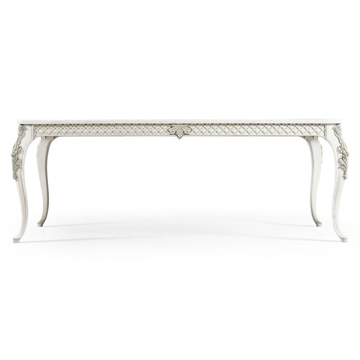 Inversion Lattice Leg Dining Table 81