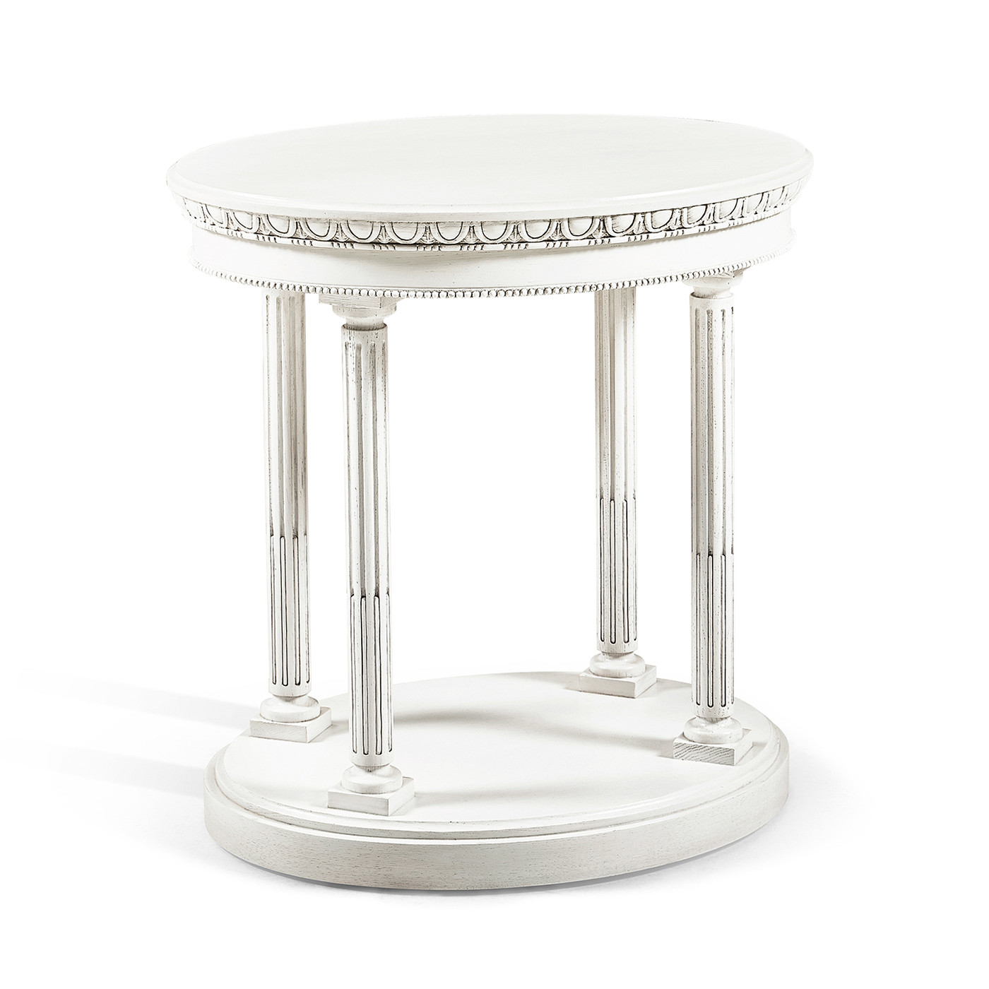 Isobar Oval End Table