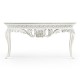 Incus Carved Console W/ Wood Top