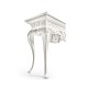 Incus Carved Console W/ Wood Top