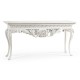 Incus Carved Console W/ Wood Top