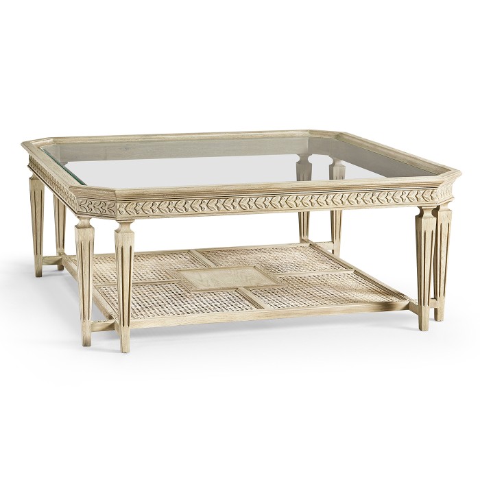 Nimbus Square Cocktail Table W/ Clipped Corners
