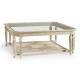 Nimbus Square Cocktail Table W/ Clipped Corners