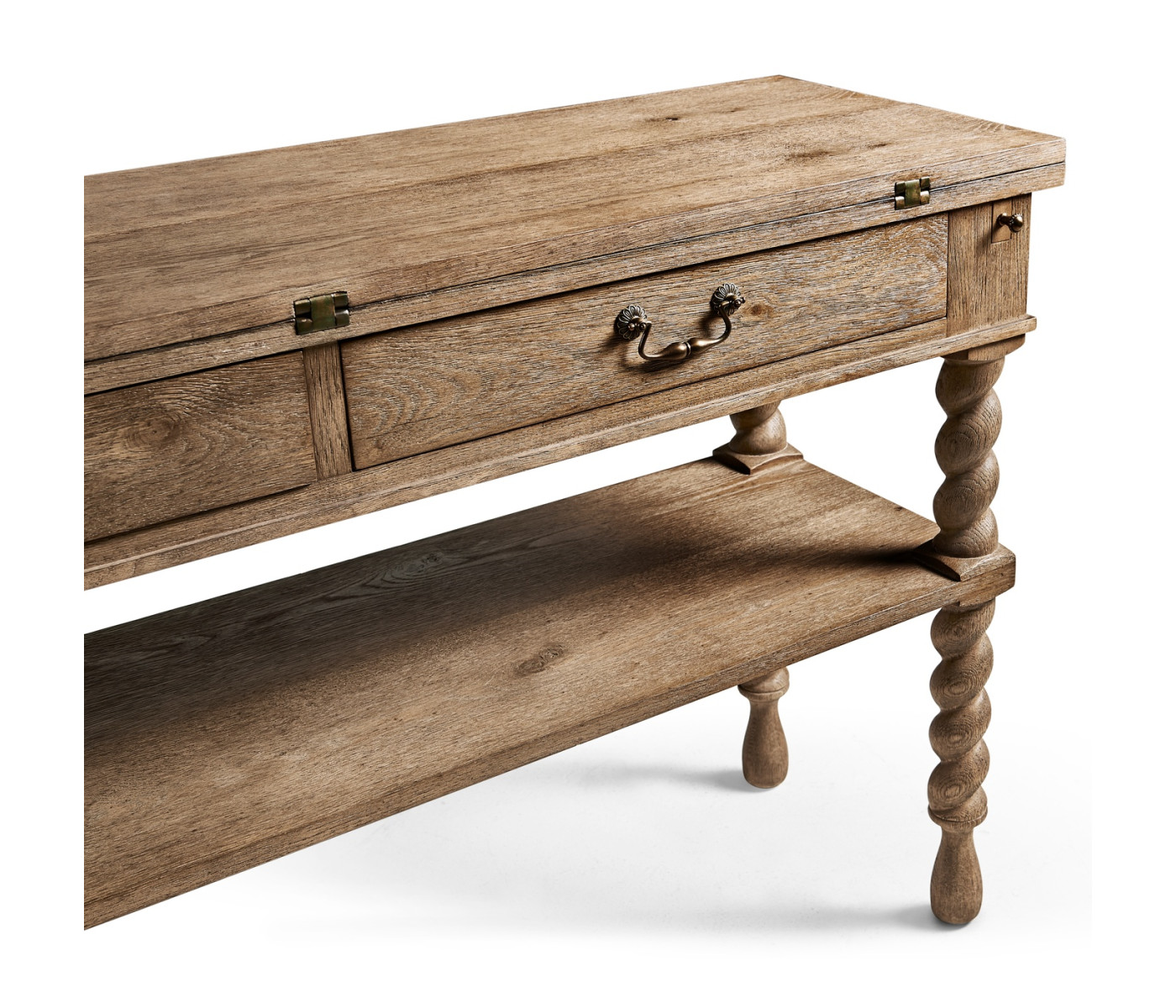 Spindle Flip Top Convertible Table