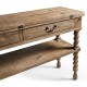 Spindle Flip Top Convertible Table