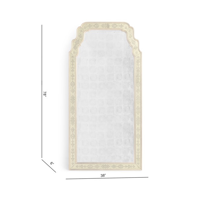 Adeline Gilded Floor Mirror