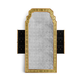 Adeline Gilded Floor Mirror