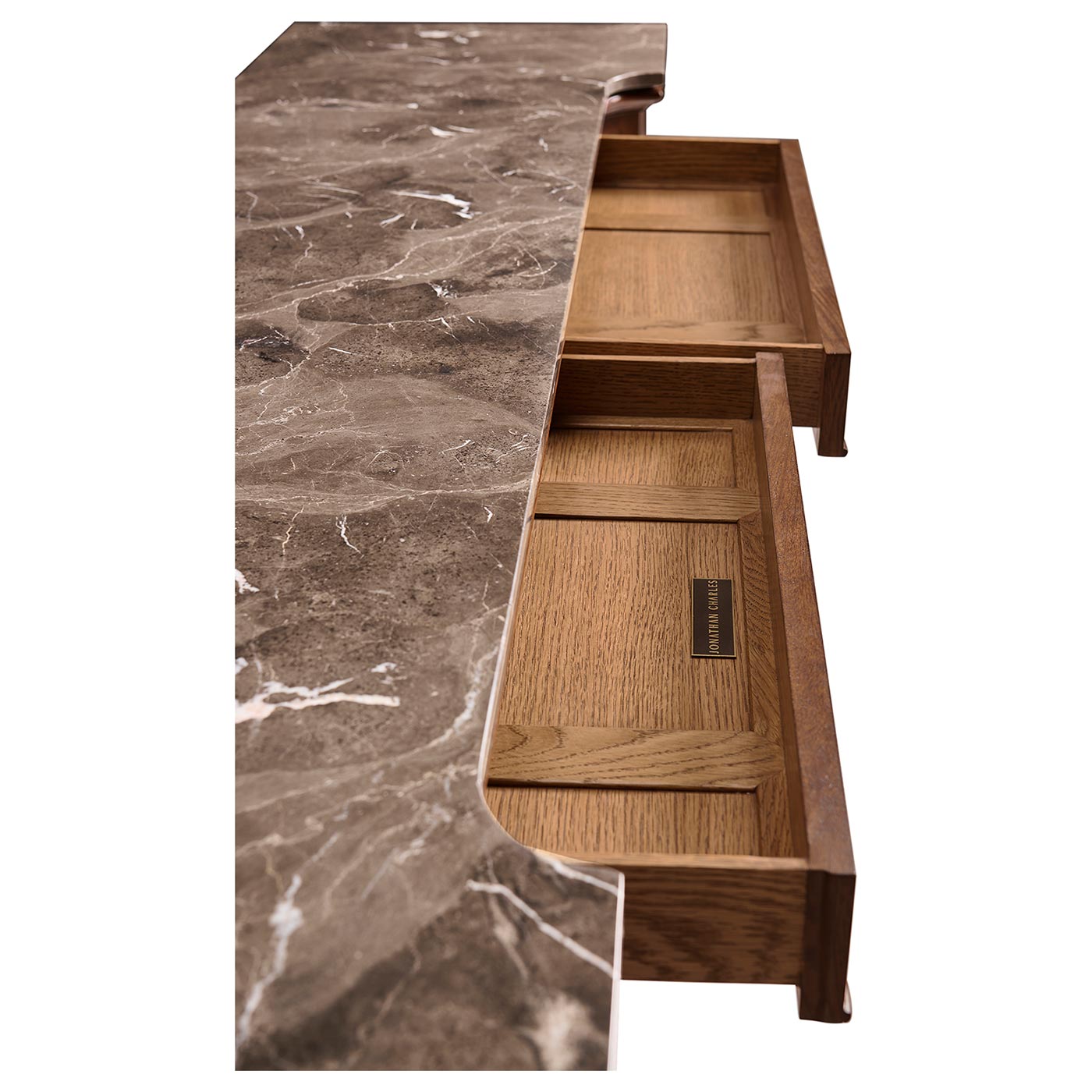 Hattie Mirrored Console Table