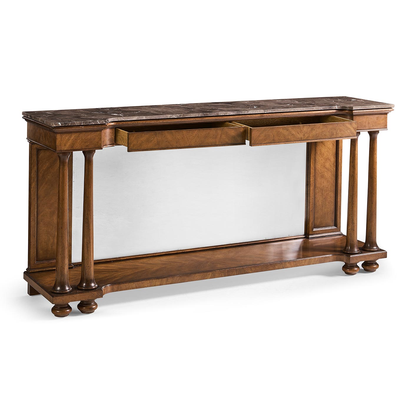Hattie Mirrored Console Table
