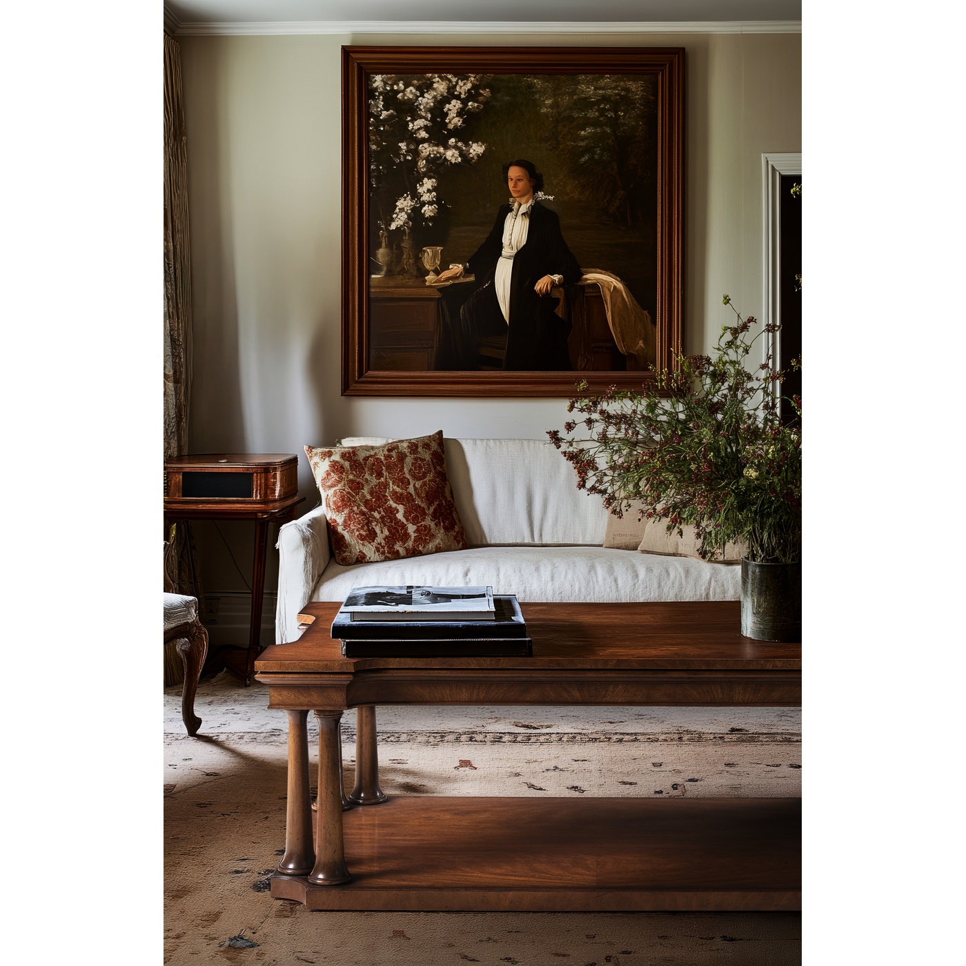 Hattie Mirrored Console Table