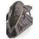 Raised Manatee Bronze Statue with Marble Base
