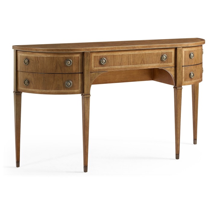 Sundial Demilune Console Table