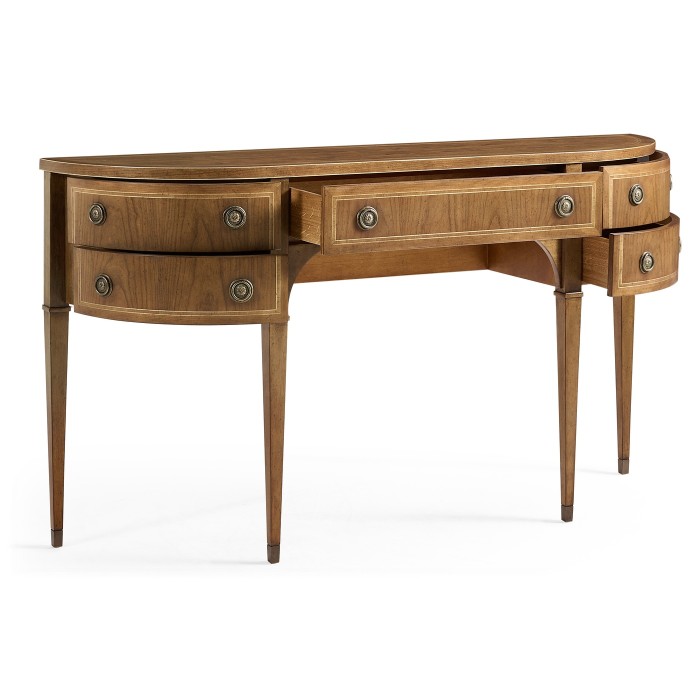 Sundial Demilune Console Table